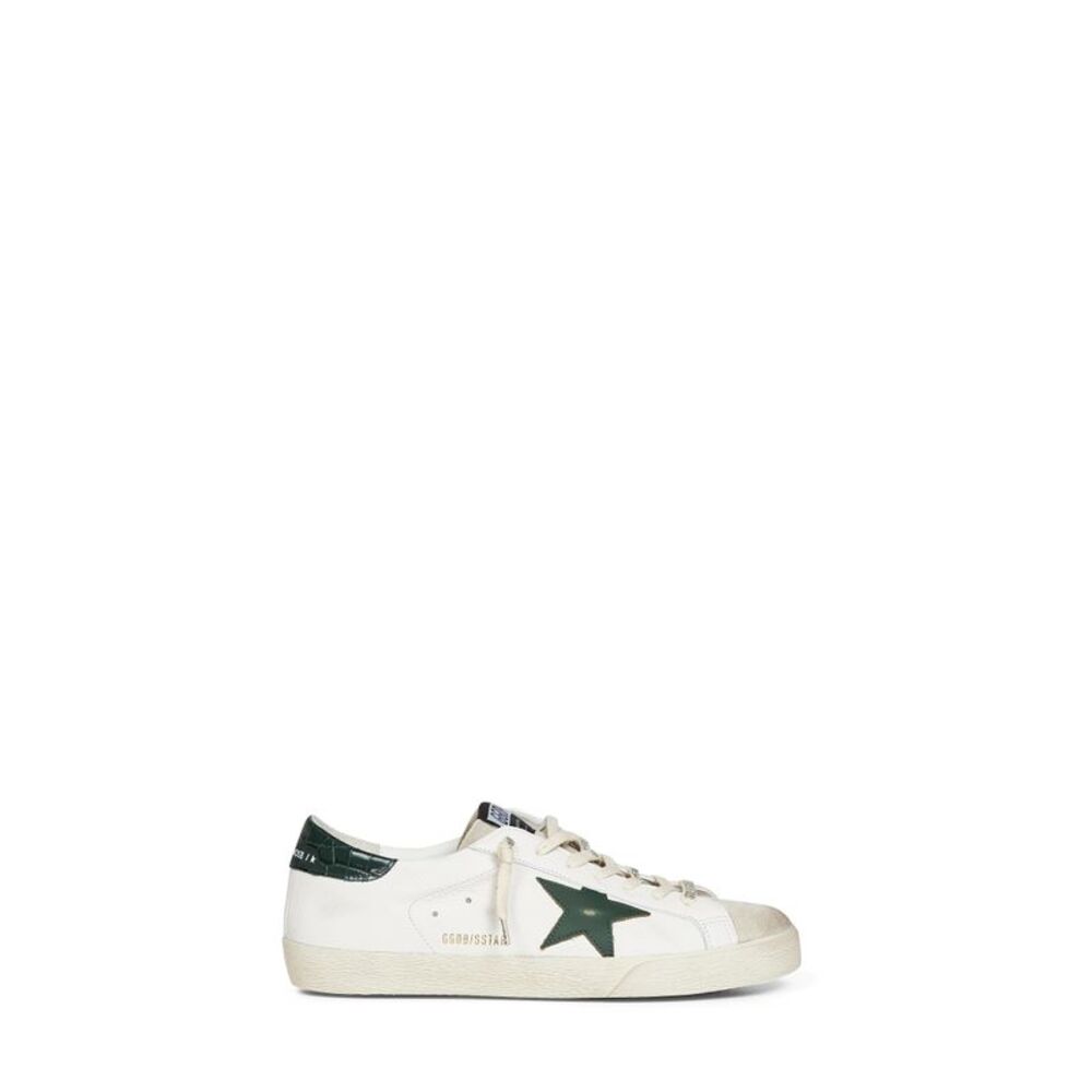 Golden Goose Men White Super-Star Sneakers - Picture 1 of 3